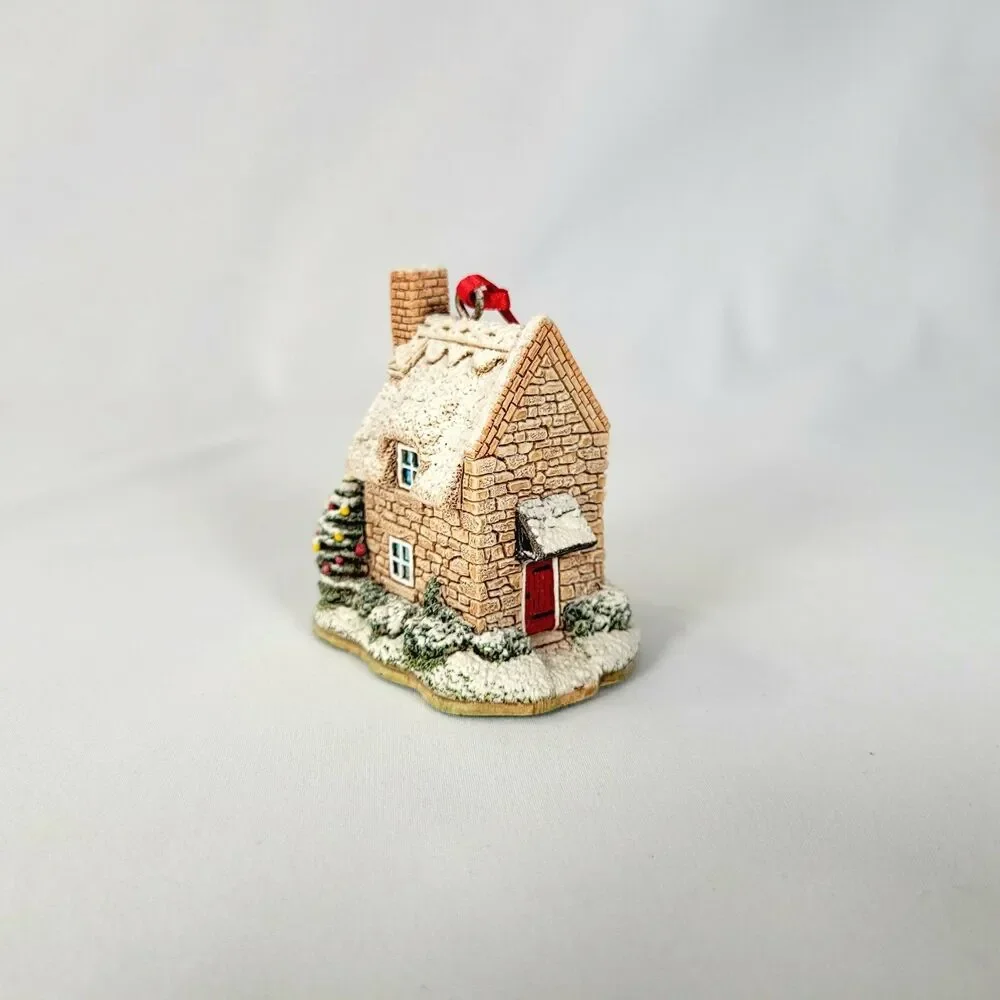 Vintage Lilliput Lane Robin Cottage 1993 Christmas Ornament House Cottagecore
